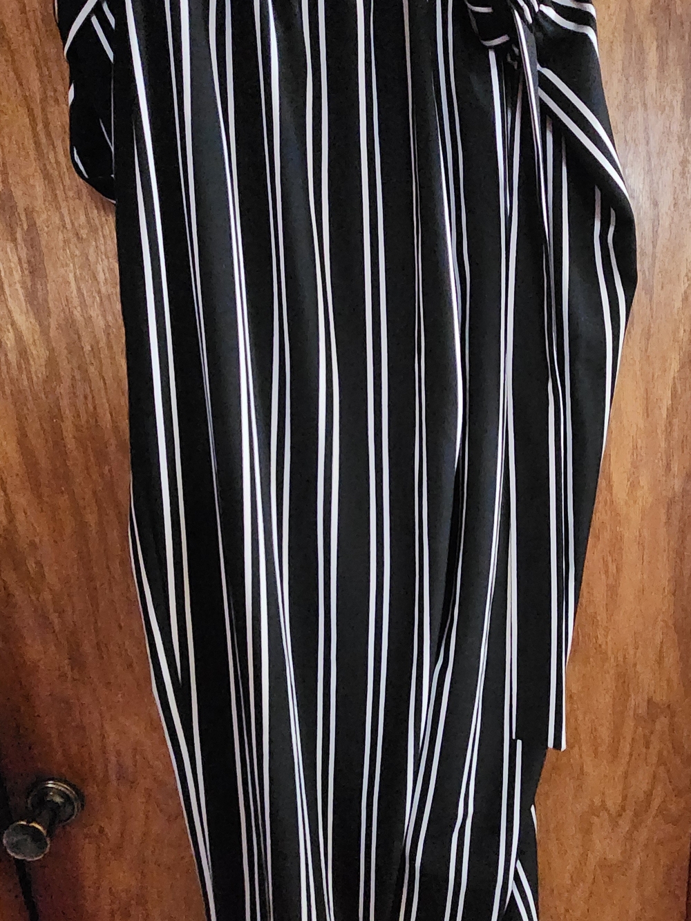 torrid Black and White Striped Wide-Leg Pants - Picture 4 of 4